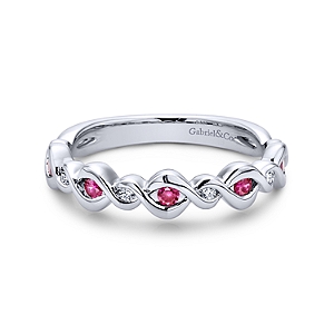 Diamond and Ruby Stackable