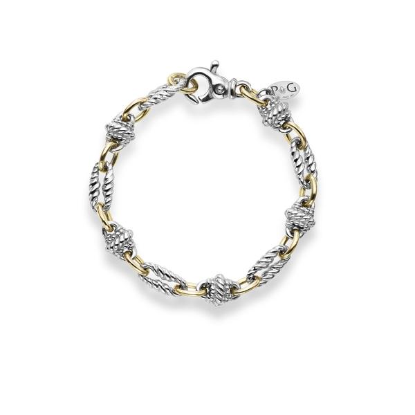 Sterling Silver / Yellow Gold Bracelet